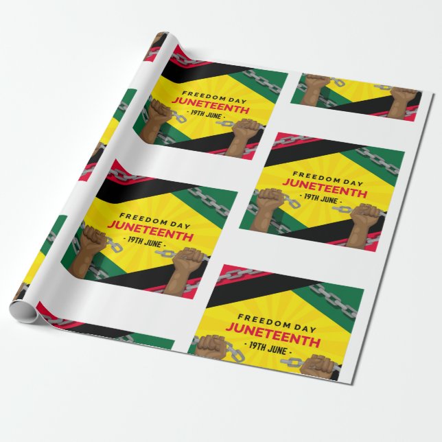 lycklig:e frihetsdagen presentpapper (Utrullad)