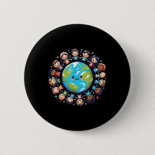 Lycklig Earth Day 2025 Coola Earth Day Children Ki Knapp
