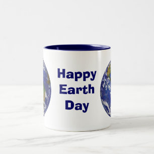 Lycklig Earth Day Eart Art Mugg
