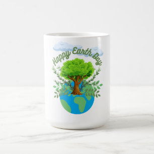 Lycklig Earth Day Mugg