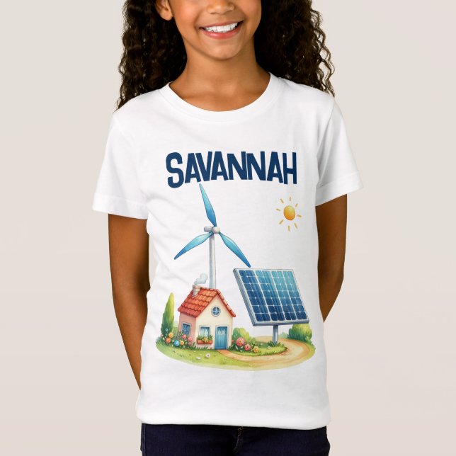 Lycklig Earth Day Personlig Planet Earth T Shirt (Framsida)
