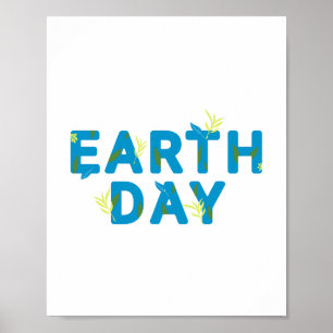 Lycklig Earth Day Poster-Eco Helgdag Gift Poster