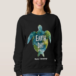 Lycklig Earth Day Spara The Earth and Spara The Tu T Shirt