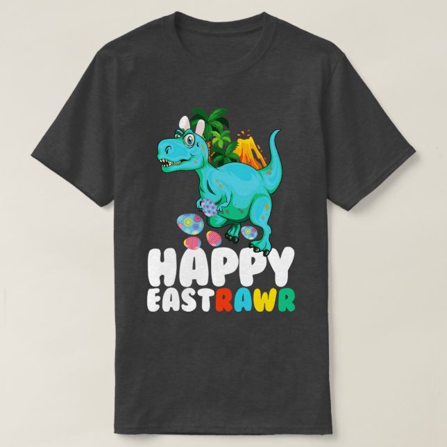 Lycklig Eastrawr T Shirt (Design framsida)