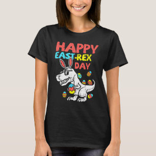 Lycklig Eastrawr Trex Dinosaur Småbarn Boys Kids E T Shirt
