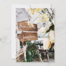 Lycklig efter Bröllop-hälsningskort