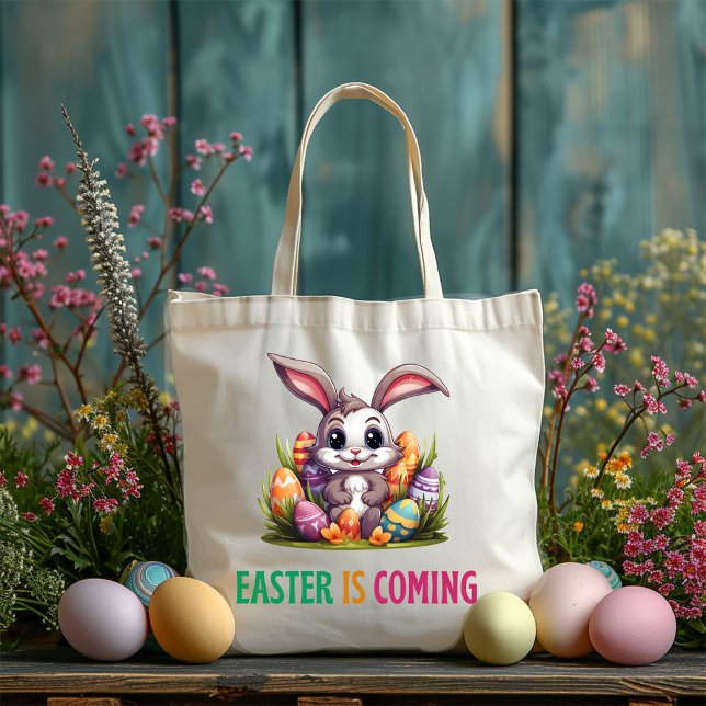 Lycklig Eggster - Glad påsk! Tygkasse (Skapare uppladdad)