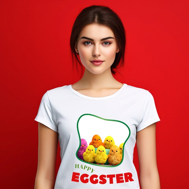 Lycklig Eggster - ön Påsk T Shirt (Skapare uppladdad)