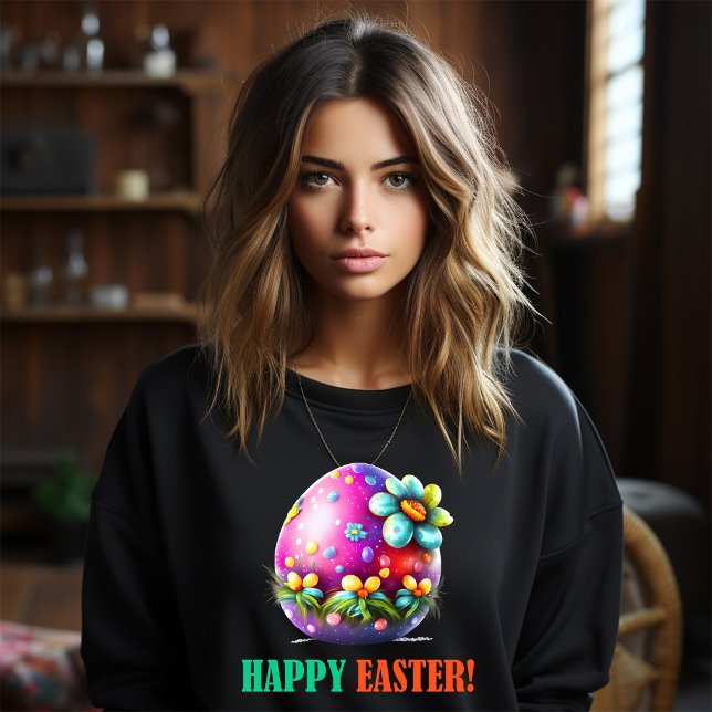 Lycklig Eggster - Påskägg Cute T Shirt (Skapare uppladdad)