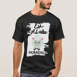 Lycklig Eid Adha Mubarak Coola Islamic Eid Mubarak T Shirt