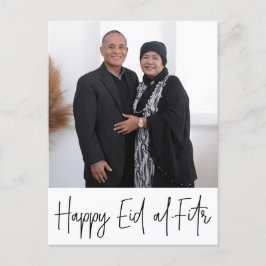 Lycklig Eid al-Fitr-fotokort / vykort