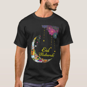 Lycklig EID Mubarak Coola Islamic EID Mubarak T Shirt