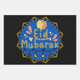 Lycklig eid Mubarak eid al fitr