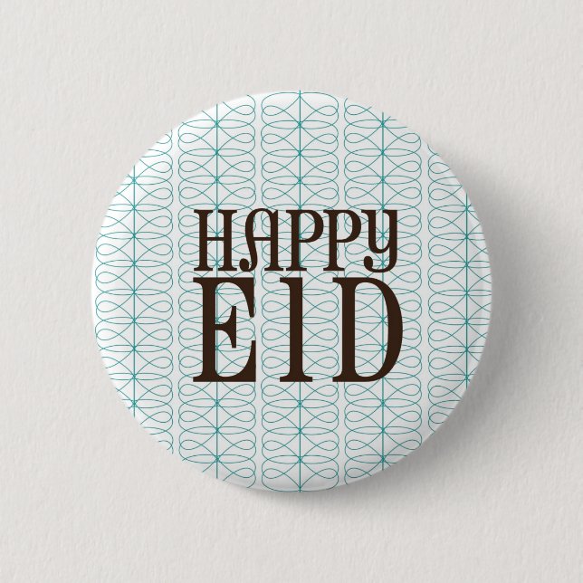 Lycklig Eid väderkorn Knapp (Framsida)