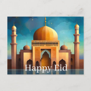 Lycklig Eid Vykort