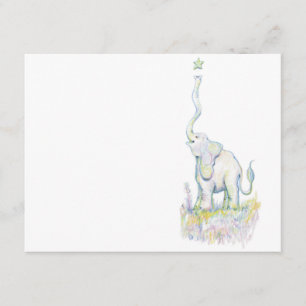 Lycklig Elefant Inbjudningar