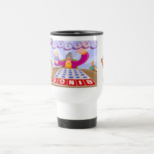 Lycklig elefantBingotravel mug Resemugg