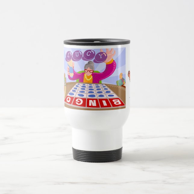 Lycklig elefantBingotravel mug Resemugg (Center)