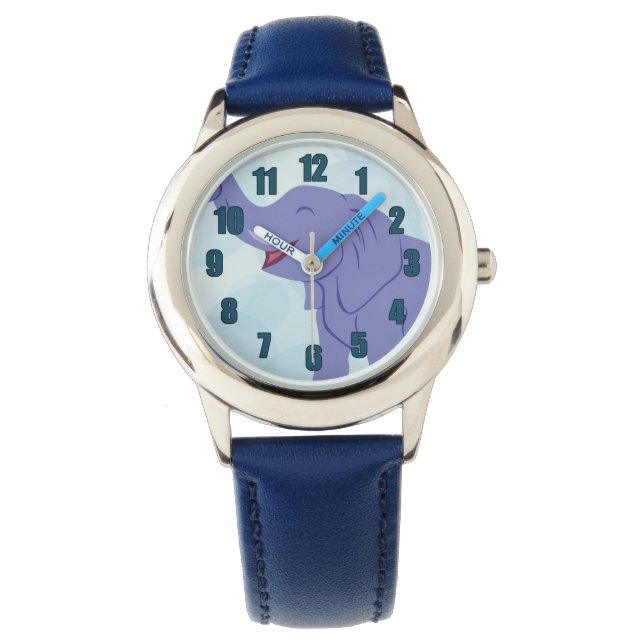 Lycklig Elephant Armbandsur (Framsida)