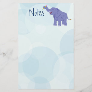 Lycklig Elephant Brevpapper