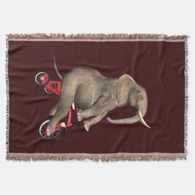 Lycklig Elephant On Tricle Mysfilt (Framsidan)