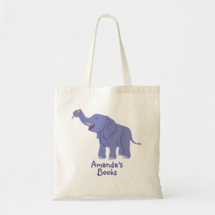 Lycklig Elephant (Personalize) Tygkasse