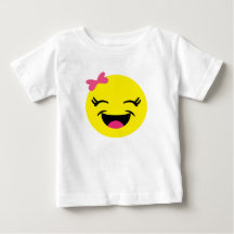 Lycklig Emoji Girl