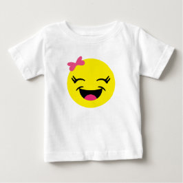 Lycklig Emoji Girl Tee