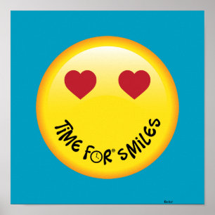Lycklig emoji poster