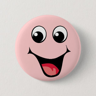 Lycklig Emoticon Knapp