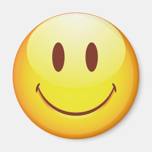 Lycklig Emoticon Magnet (Framsidan)