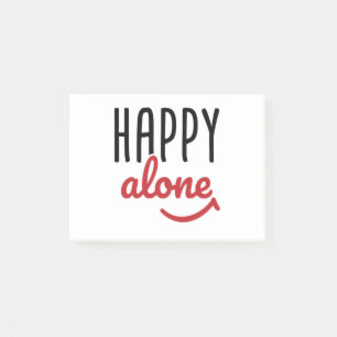 Lycklig Ensam Singles Awareness Anti-Valentine's Post-it Block