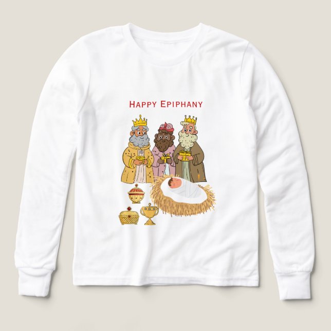 Lycklig Epiphany T Shirt (Design framsida)