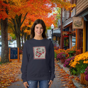 Lycklig Fall Apple Harvest Personalize Message/Nam T Shirt