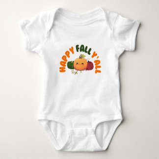 Lycklig fall baby kostym t shirt
