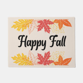 Lycklig Fall Doormat