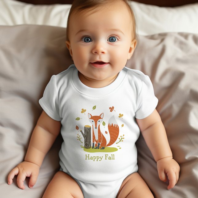 Lycklig Fall Fox Tee (Skapare uppladdad)