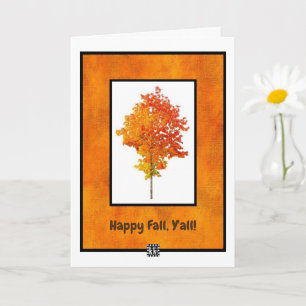 Lycklig Fall, ja, hälsningskort Kort