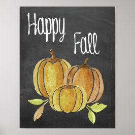 Lycklig Fall Poster