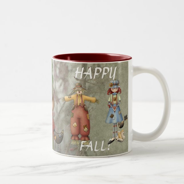 Lycklig Fall Två-Tonad Mugg (Höger)