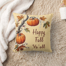 Lycklig Fall Ya'all - Pumpkin Kudde