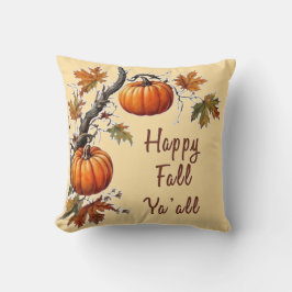 Lycklig Fall Ya'all - Pumpkin Kudde