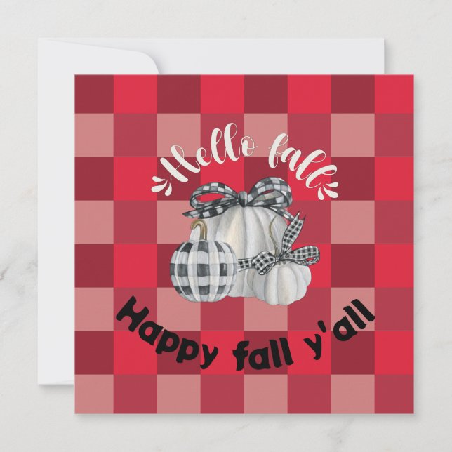 Lycklig Fall Y'all (Framsida)