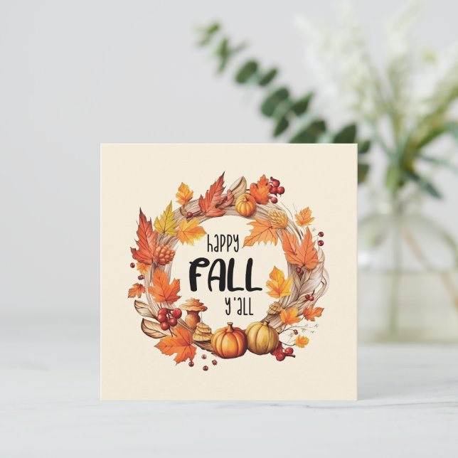 Lycklig Fall Y'all (Stående Fram)