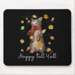 Lycklig Fall Y'all Cute Autumn Cat Kitten Kattunge Musmatta<br><div class="desc">Lycklig Fall Y'all Cute Autumn Cat Kitten Kattunge Fall Cat Lover</div>