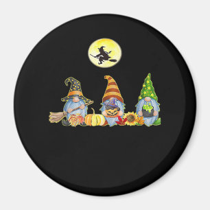 Lycklig Fall Y'all Cute Halloween Gnomes Det är Fa Magnet