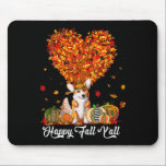 Lycklig Fall Y'all Funny Corgi Autumn Pumpkins Musmatta<br><div class="desc">Lycklig Fall Y'all Funny Corgi Autumn Pumpkins</div>