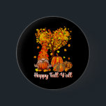 Lycklig Fall Y'all Funny Gnome Leopard Pumpkin Aut Knapp<br><div class="desc">Lycklig Fall Y'all Funny Gnome Leopard Pumpkin Autumn Season</div>