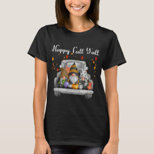 Lycklig Fall Ya'll Gnomes T Shirt