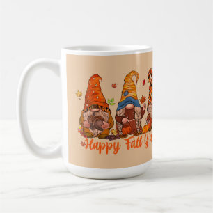 Lycklig Fall Y'All Helgdag Gnomes Kaffemugg